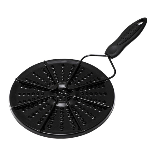 Heat Diffuser for Induction Hob, Heat Diffuser Heat Spreader Plate with Heat Proof Handle(Black)