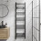 DuraTherm Heated Towel Rail Matt Black 1600 x 450mm Flat 1