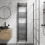 DuraTherm Heated Towel Rail Matt Black 1800 x 450mm Flat 1