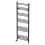 DuraTherm Heated Towel Rail Matt Black 1600 x 600mm Flat 4