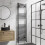 DuraTherm Heated Towel Rail Matt Black 1800 x 450mm Flat 2
