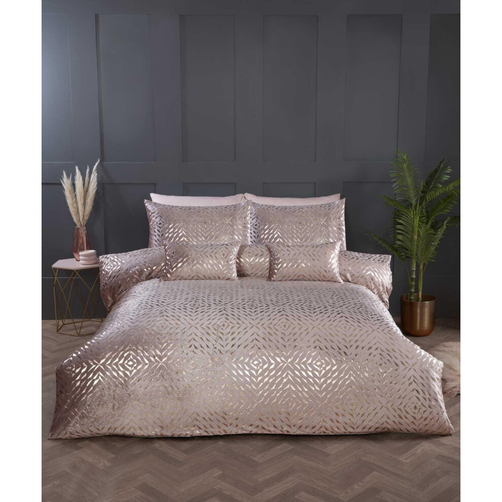 Rapport Bellagio Duvet Cover Set Blush Double