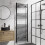 DuraTherm Heated Towel Rail Matt Black 1800 x 600mm Flat 3