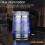 Electric Glass Kettle Burn proof Double layer 3000W 1.5L with Blue LED 4