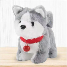 (Husky) Electric Plush Robot Pet Toy Simulation Smart Dog Called Walking Plush Toy