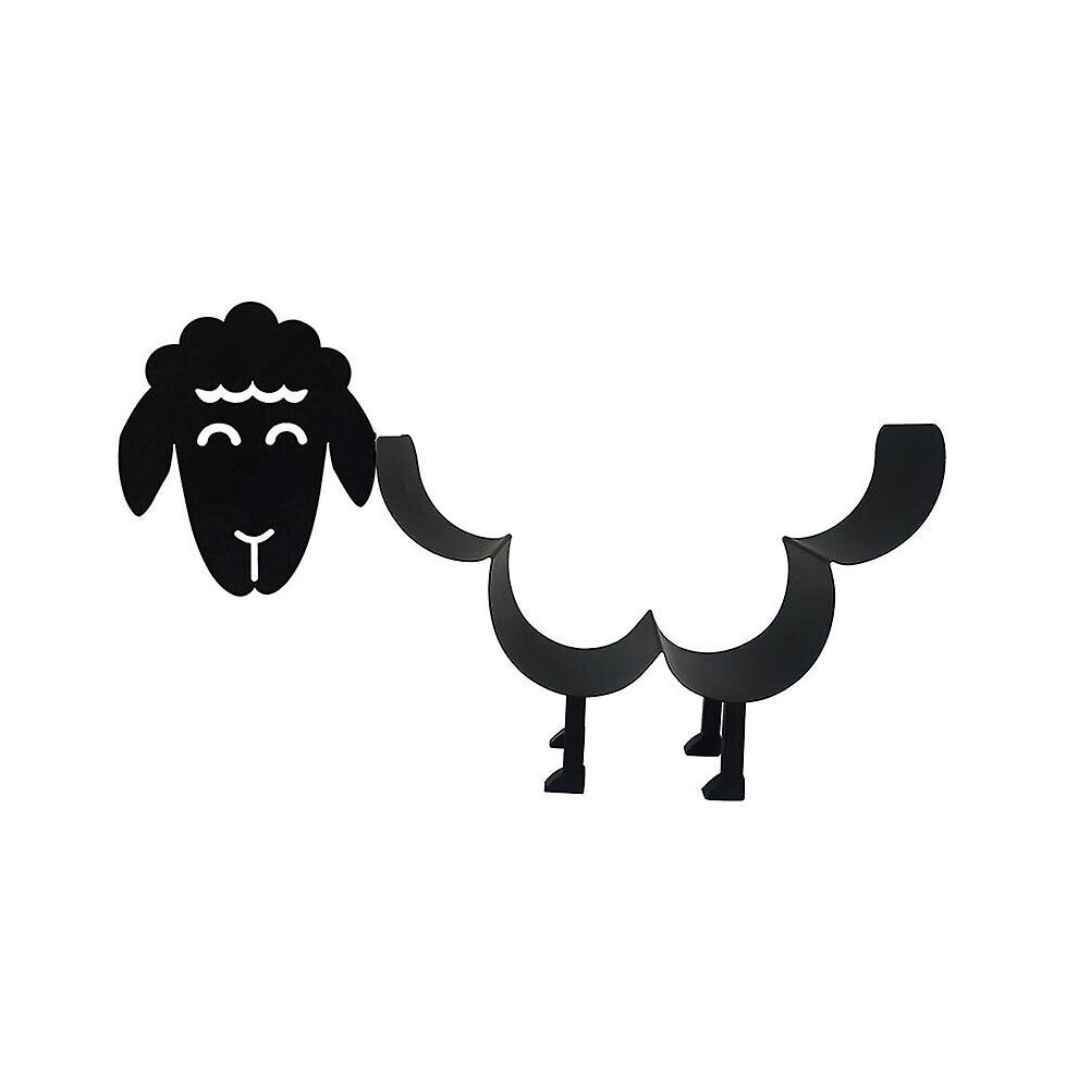 Dormhuvr Sheep Rative Toilet Holder Ding Bathroom Tissue Storage Toilet Roll Holder Bath Black