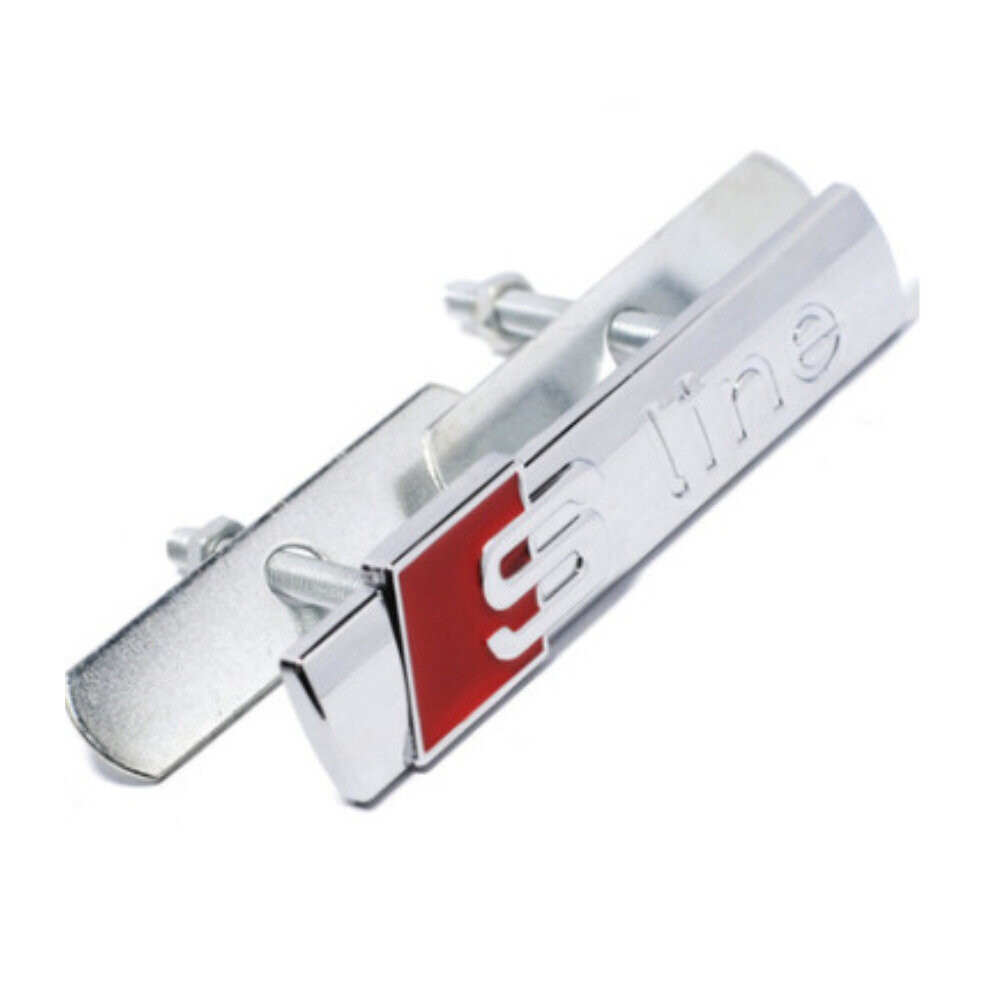 Paktoo Metal S Line Front Grille Emblem Badge Sticker For Audi