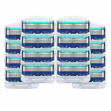 ( Pack of 4) 8/16/24PCS for Gillette MACH 3 Razor Blades Stainless Steel Blades Replacments