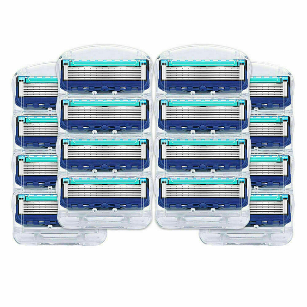 (  Pack of 20) 8/16/24PCS for Gillette MACH 3 Razor Blades Stainless Steel Blades Replacments