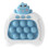 (  B# Blue Dinosaur) Early education game console Pop it Fidget toy fast push game decompression 1