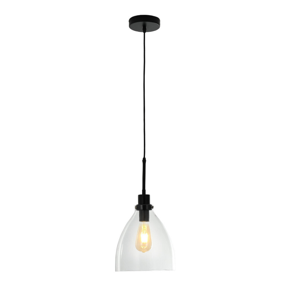 (#3) Modern Glass Single Light Pendant Lamp