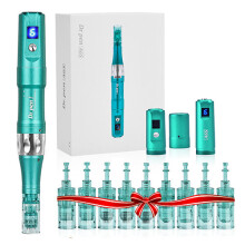 Dr. Pen Ultima A6S Microneedling Pen Professional Kit with 12pcs 16pin Needles Cartridges