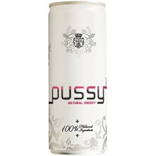 Pussy Natural Energy Drink 250ml ( pack of 24 )