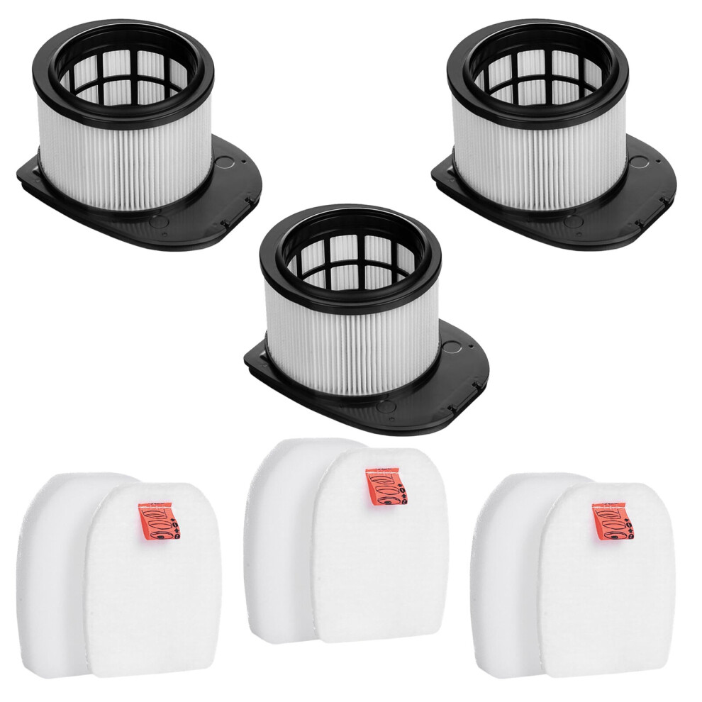 B&Q - Filters Compatible With Shark Stratos Vacuum Cleaner Iz400 Iz420 Iz400Uk Iz420Uk Filter Kit Felt Foam Hepa (3 Of Each) - Image 2
