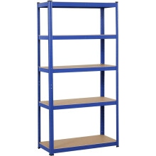 ( 180x90x40cm ) Shelving Unit for Garages Storage Shelves Boltless Metal 5 Tier Adjustable Shelf