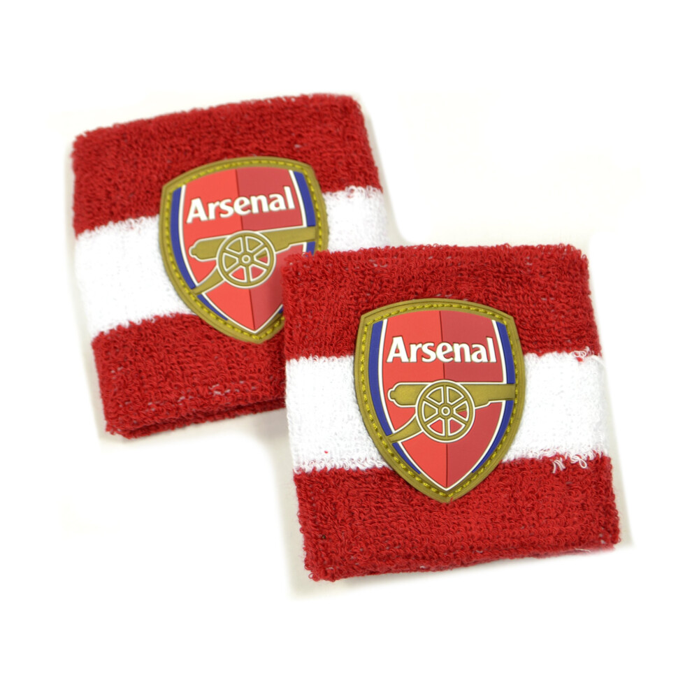 Arsenal FC Cotton Wristbands Red White