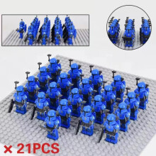 (Star Wars-Set 17) 21PCS Star Wars Series - Clone Legion Death Watch Mandalorian Darth Vader Battle Block Children's Toys