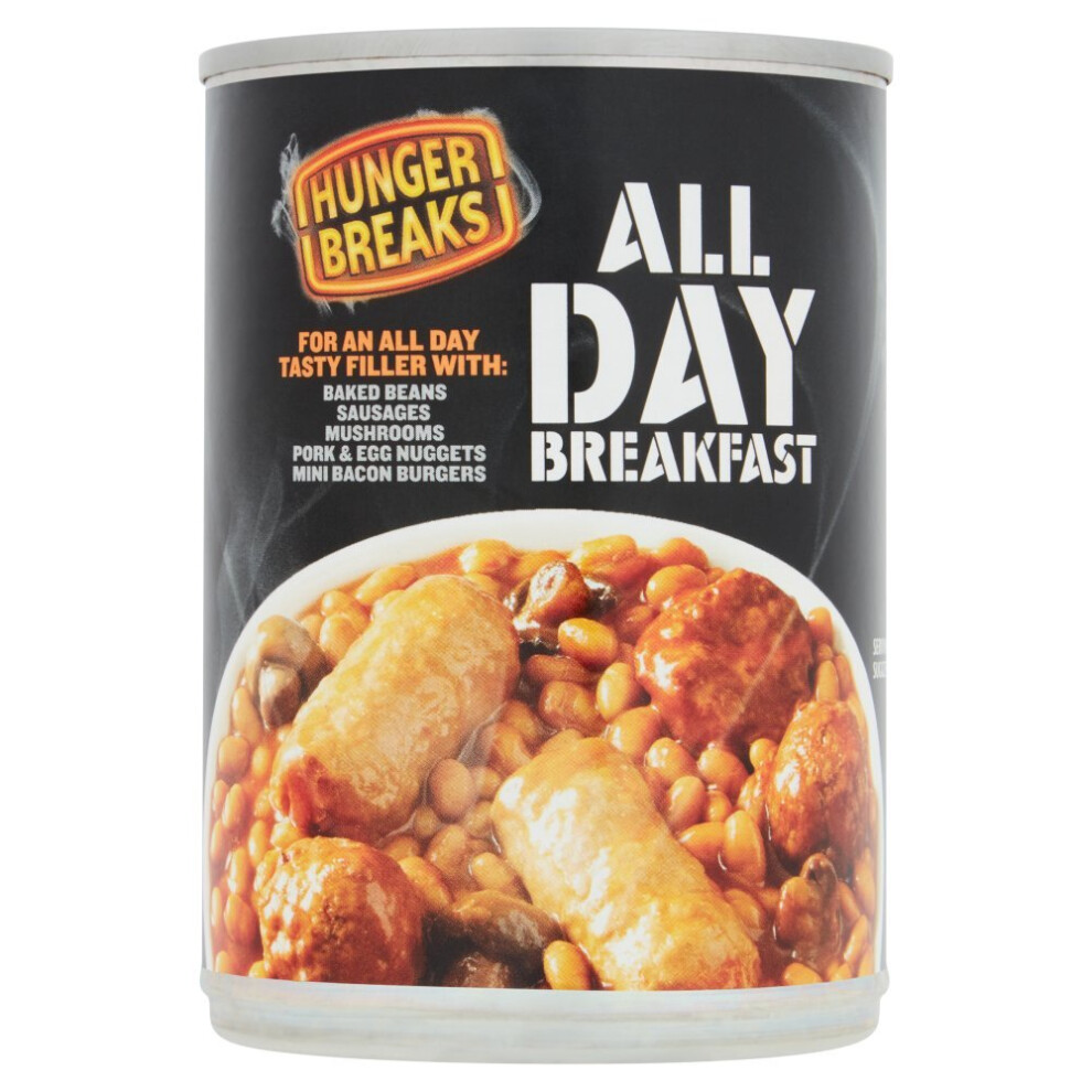 Hunger Breaks All Day Breakfast 395g ( pack of 6 )