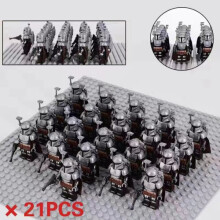 (Star Wars-Set 28) 21PCS Star Wars Series - Clone Legion Death Watch Mandalorian Darth Vader Battle Block Children's Toys