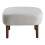 Living And Home Teddy Bear Fur Tufted Accent Chair with Footstool 5