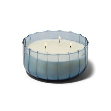 Paddywax Ripple Borosilicate Glass Candle - Peppered Indigo