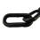 (8 MM, Black) Plastic Safety Barrier Chain Fence 25M 3