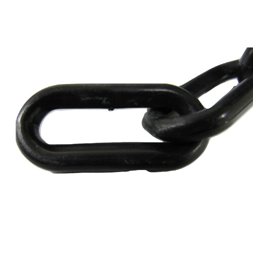 (8 MM, Black) Plastic Safety Barrier Chain Fence 25M 2