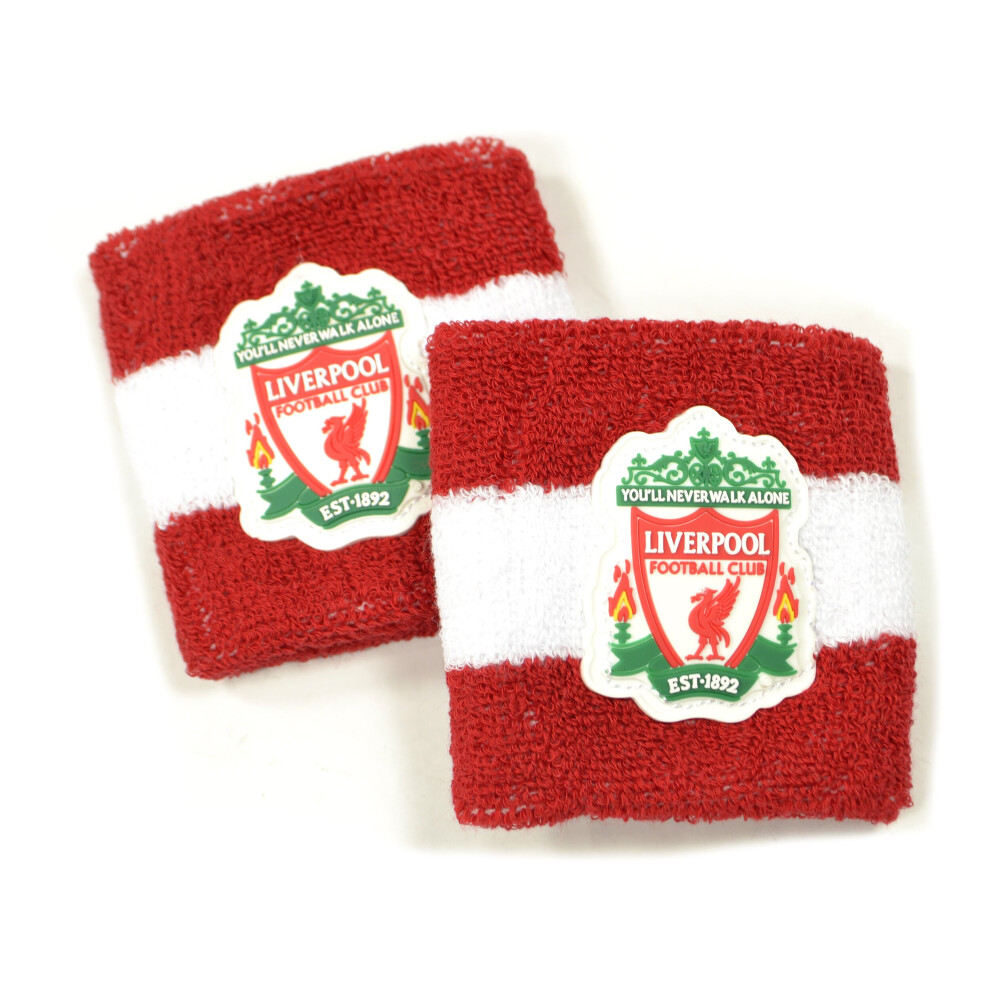 Liverpool FC Cotton Wristbands Red White