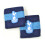 Spurs Cotton Wristbands Navy Blue 1
