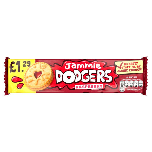 Jammie Dodgers Raspberry Flavour 140g ( Pack of 15 ) 2