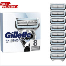 Gillette SkinGuard Sensitive Razor Blades Men Trimmer Pack of 8