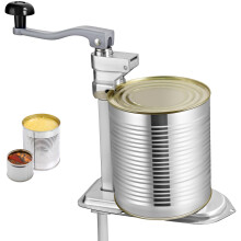 VEVOR Professioneller Dosenöffner, 48cm, Edelstahl, manuell, für Dosen bis 30cm hoch