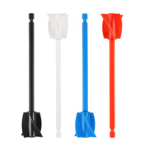 4Pack Resin Mixer Paddles,Epoxy Mixer Attachment for Drill, Reusable Paint Mixer,for Epoxy Resin,Ceramic Glaze,Silicone