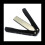 Double Sided Diamond Sharpener, Handheld Fine Coarse Diafold Blades Sharpening Stone 400/600 Grit Black 3