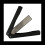 Double Sided Diamond Sharpener, Handheld Fine Coarse Diafold Blades Sharpening Stone 400/600 Grit Black 1