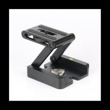 Portable Z Type Tilt Tripod Head Folding Tilt Foldable Convenient Single Quick Release Plate Stand Holder Camera Bracket