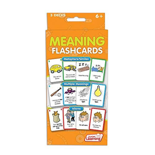 Junior Learning JL207 betyder flashcards -medium 1