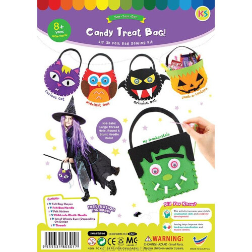 Halloween Candy Bag Sewing Craft Kit