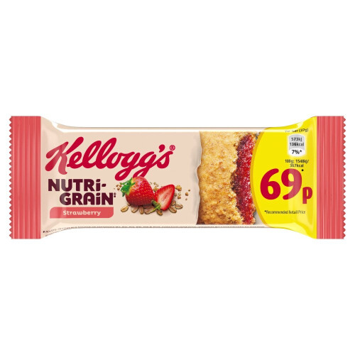 Kelloggs Kellogg's Nutri Grain Strawberry Bar 37g ( Pack of 25 ) 2