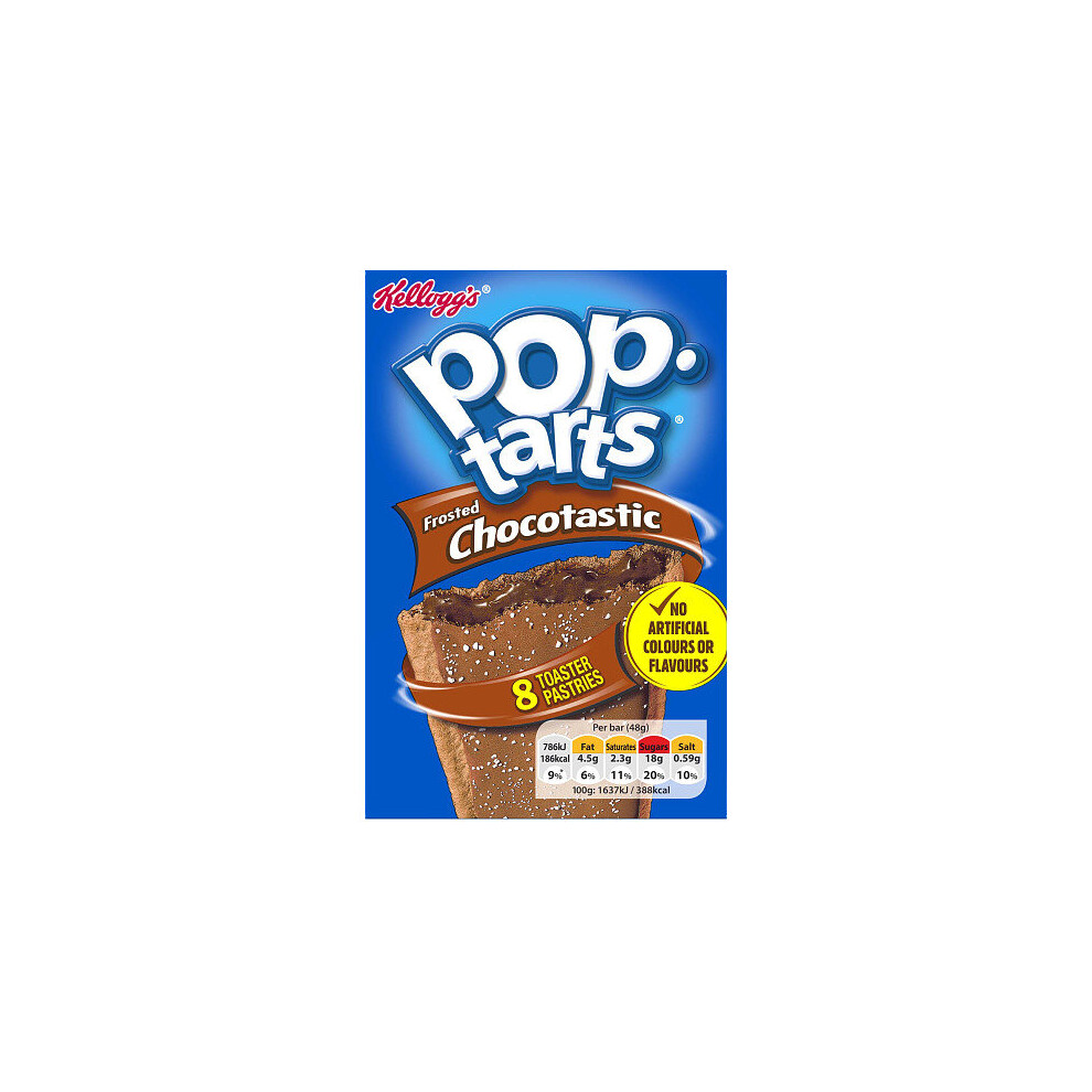 Kelloggs Kellogg's Pop Tarts Frosted Chocotastictoasterpastries 384G(Packof 6 )