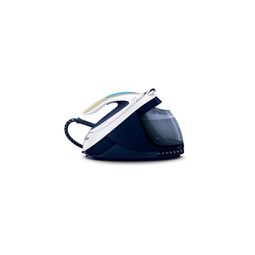 PHILIPS GC9630/20 PerfectCare Elite Steam Generator Iron with Optimal Temperature and 470 g Steam Boost, 1.8 Litre, 2400 W, 6.7 Bar, Navy