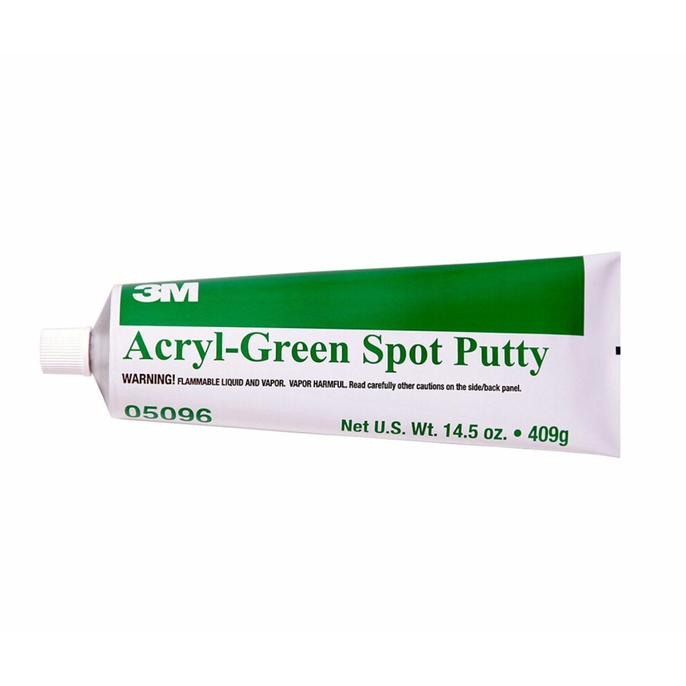 3M Acryl Spot Putty 409G Tube 05096 Stopper Body Filler Green 3513561048611