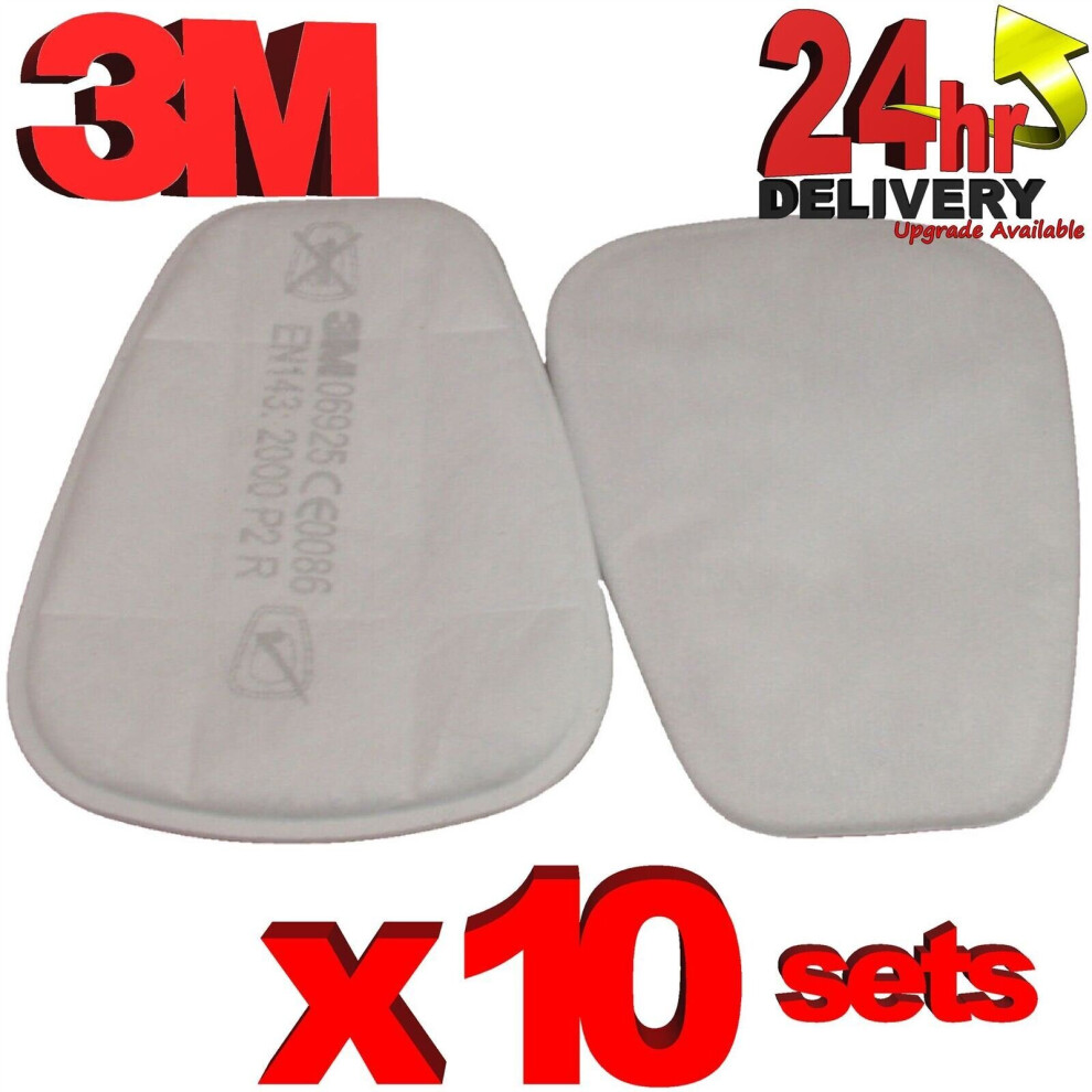 3M 06925 Replacement Particulate Filters 0600/07500 Series Paintshop Respirators