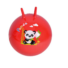 (Red Panda) LARGE EXERCISE ANIMAL SPACE HOPPER PLAY BALL TOY KIDS ADULT GAME 55CM