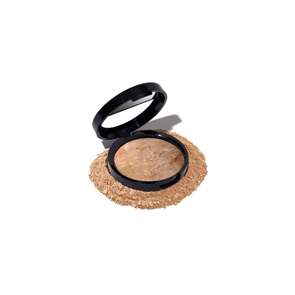LAURA GELLER NEW YORK Award-Winning Baked Balance-n-Brighten Color Correcting Powder Foundation - Medium