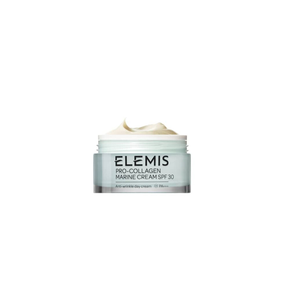 ELEMIS Pro-Collagen Marine Cream, Anti-Wrinkle Daily Face Moisturising Lotion, Hydrating Ultra-Light Gel-Cream Day Moisturiser Leaves Skin Smooth
