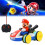 Super Mario Kart Racing Fourway τηλεχειριστήριο αυτοκίνητο ηλεκτρικό παιχνίδι φως και μουσική 5