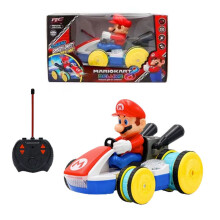Super Mario Kart Racing quattro vie telecomando auto elettrica giocattolo luce e musica