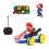 Super Mario Kart Racing Fourway τηλεχειριστήριο αυτοκίνητο ηλεκτρικό παιχνίδι φως και μουσική 7