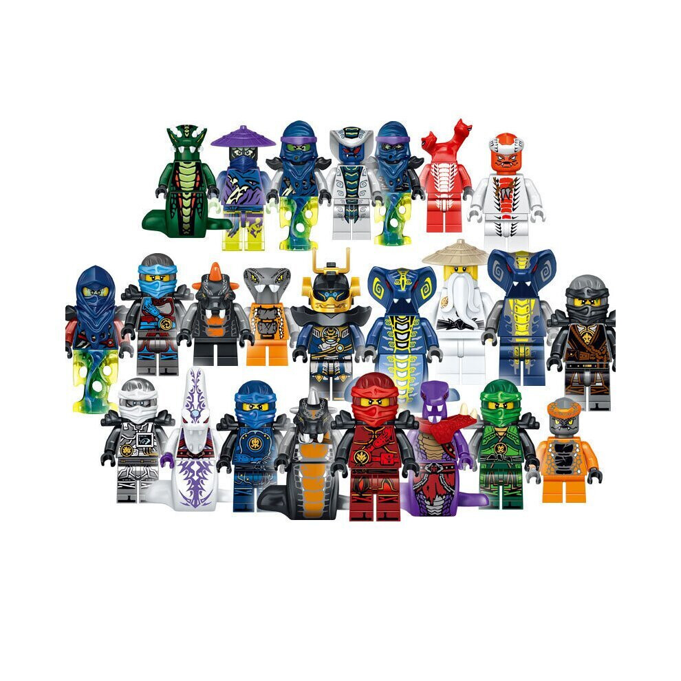 24 pcs/set  Phantom Ninjago Series Building Blocks Minifigure Mini Toys Christmas Gift